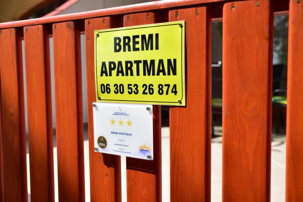 Bremi Apartman Fonyodliget Exterior photo